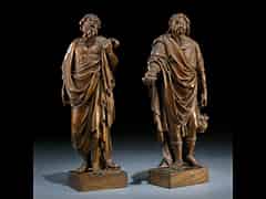 Detailabbildung:  Paar Skulpturen, nach der Antike