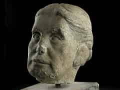 Detailabbildung:  Kopf einer römischen Frau 