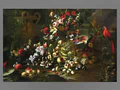 Detailabbildung: Abraham Brueghel, 1631 - 1697, zug.
