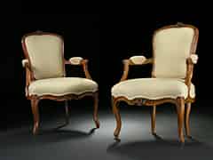 Detailabbildung: Paar Louis XV-Stühle