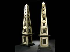 Detail images: Paar große Obelisken