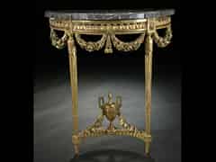 Detailabbildung: Louis XVI-Demi-Lune-Wandkonsole