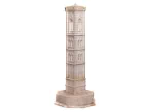 Detail images:   Modell des Florentiner Domturms in Alabaster