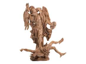 Detailabbildung:  Figurengruppe des Heiligen Michael im Kampf gegen den Satan