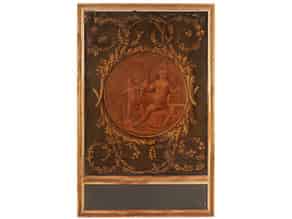 Detail images:   Großer Louis XVI-Trumeau mit der Allegorie Amerikas