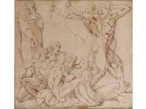 Detailabbildung:  Francesco Primaticcio, 1504 Bologna – 1570 Paris, zug.