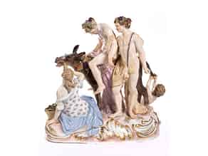 Detail images:  Meissener Silenus-Eselgruppe