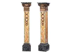 Detailabbildung:   Paar Pilaster im klassizistischen Stil
