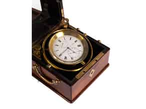 Detail images:  Schiffschronometer von E. Thomas