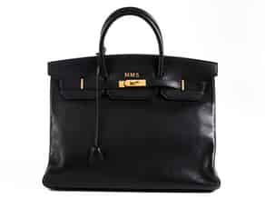 Detailabbildung:   Hermès Birkin Bag 40 cm „Black“