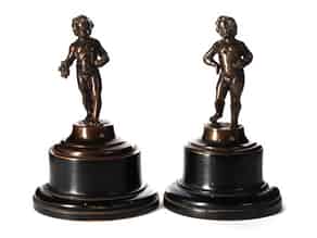 Detail images:   Paar italienische Bronzestatuetten