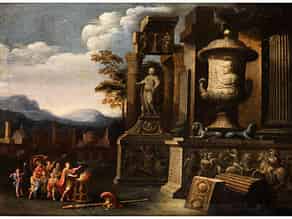 Detailabbildung:  Giovanni Ghisolfi, 1623 Mailand - 1683, zug.