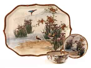 Detail images:   Drei Satsuma Keramiken