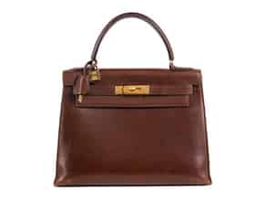 Detailabbildung:   Hermès Birkin Bag 28 cm „Brun“