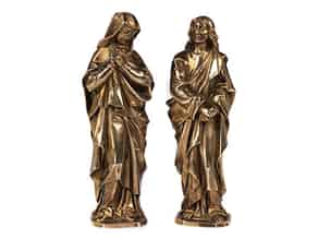 Detail images:  Paar Heiligenfiguren