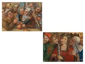 Detail images:  Marten van Cleve, um 1560 Antwerpen - 1604, Umkreis/ Nachfolge