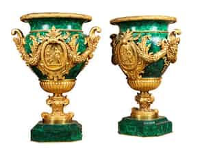 Detail images:  Paar außergewöhnliche Vasen