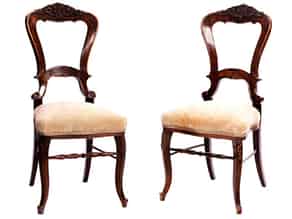 Detailabbildung:   Paar Stühle im Rokokostil