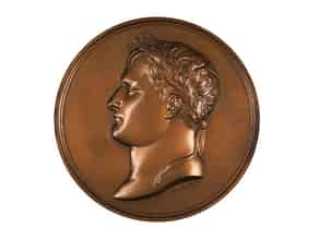 Detailabbildung:  Bronzemedaille König von Rom