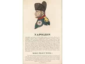Detail images:  Englisches Plakat mit Hetzschrift gegen Napoleon