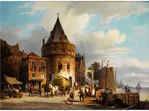 Detail images:  Willem Koekkoek, 1839 Amsterdam - 1895