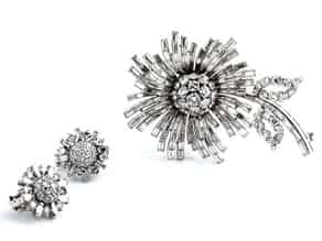 Detailabbildung:  Florales Diamant-Set