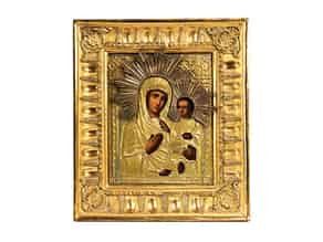 Detail images:  Russische Ikone mit Darstellung von Maria und Kind