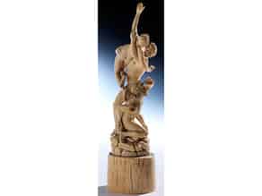 Detailabbildung:  Elfenbeinfigurengruppe des Raub der Sabinerinnen nach Giambologna
