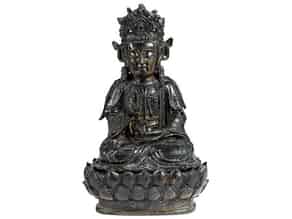 Detail images:  Bronze Guanyin