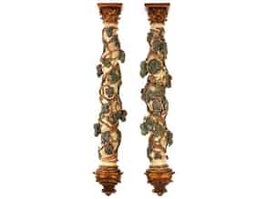 Detailabbildung:  Paar barocke Säulen