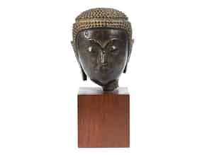 Detailabbildung:   Kopf eines Buddha