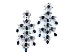 Detail images:  Saphir-Diamantohrhänger