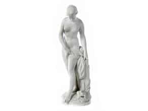 Detailabbildung:  Venusfigur in Biskuitporzellan nach Etienne Maurice Falconet (1716 - 1791)