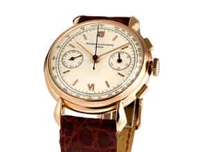 Detail images:   VACHERON & CONSTANTIN Chronograph in 18 kt. Rotgold