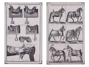 Detail images:   Zwei Stiche zum Thema Pferd