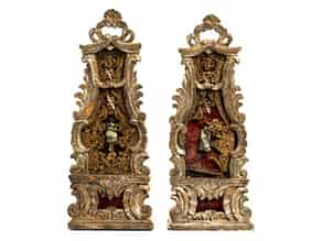 Detailabbildung:   Paar Reliquienkästchen