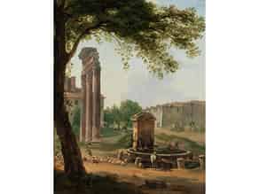 Detail images:  Antonio Sminck Pitloo, 1791 Arnhem - 1837 Neapel, zug.
