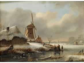 Detailabbildung:   M. Vermeulen, Holländischer Maler des 19. Jahrhunderts 