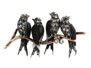 Detail images:   Antike Vogelbrosche