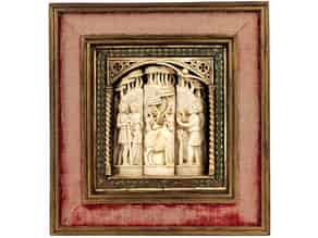 Detail images:  Reliefplatte der Embriachi-Werkstatt