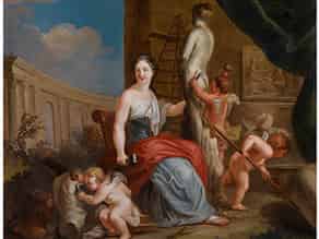 Detail images:  Louis Gabriel Blanchet, 1705 Paris - 1772 Rom