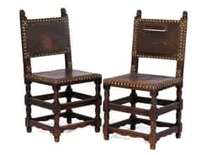 Detailabbildung:   Paar barocke Stühle