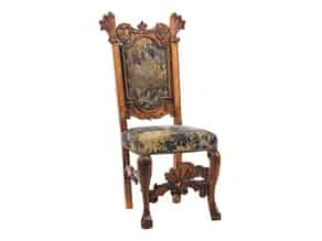 Detailabbildung:   Außergewöhnlicher Barock-Stuhl