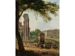 Detail images:  Antonio Sminck Pitloo, 1791 Arnhem – 1837 Neapel, zug.
