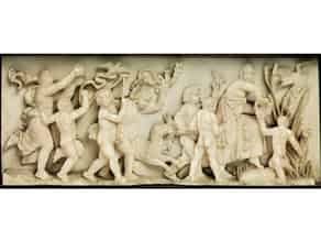 Detail images:  Elfenbeinschnitzrelief eines Bacchanten-Triumphzugs
