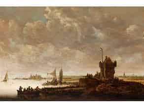 Detail images:  Jan van Goyen, 1596 Leiden – 1656 Den Haag, nach 