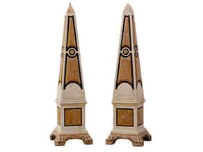 Detailabbildung:  Paar Obelisken