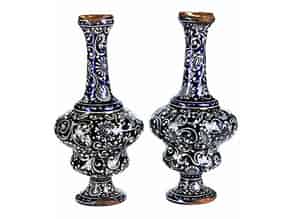 Detailabbildung:  Paar Limoges-Vasen