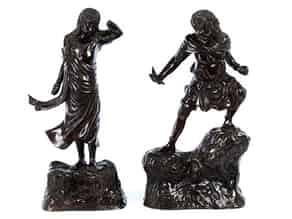 Detail images:  Paar japanische Bronzefiguren