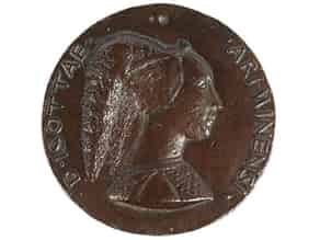 Detail images:  Matteo de’Pasti, 1441 – 1467/68, als Bronzegießer in Italien tätig